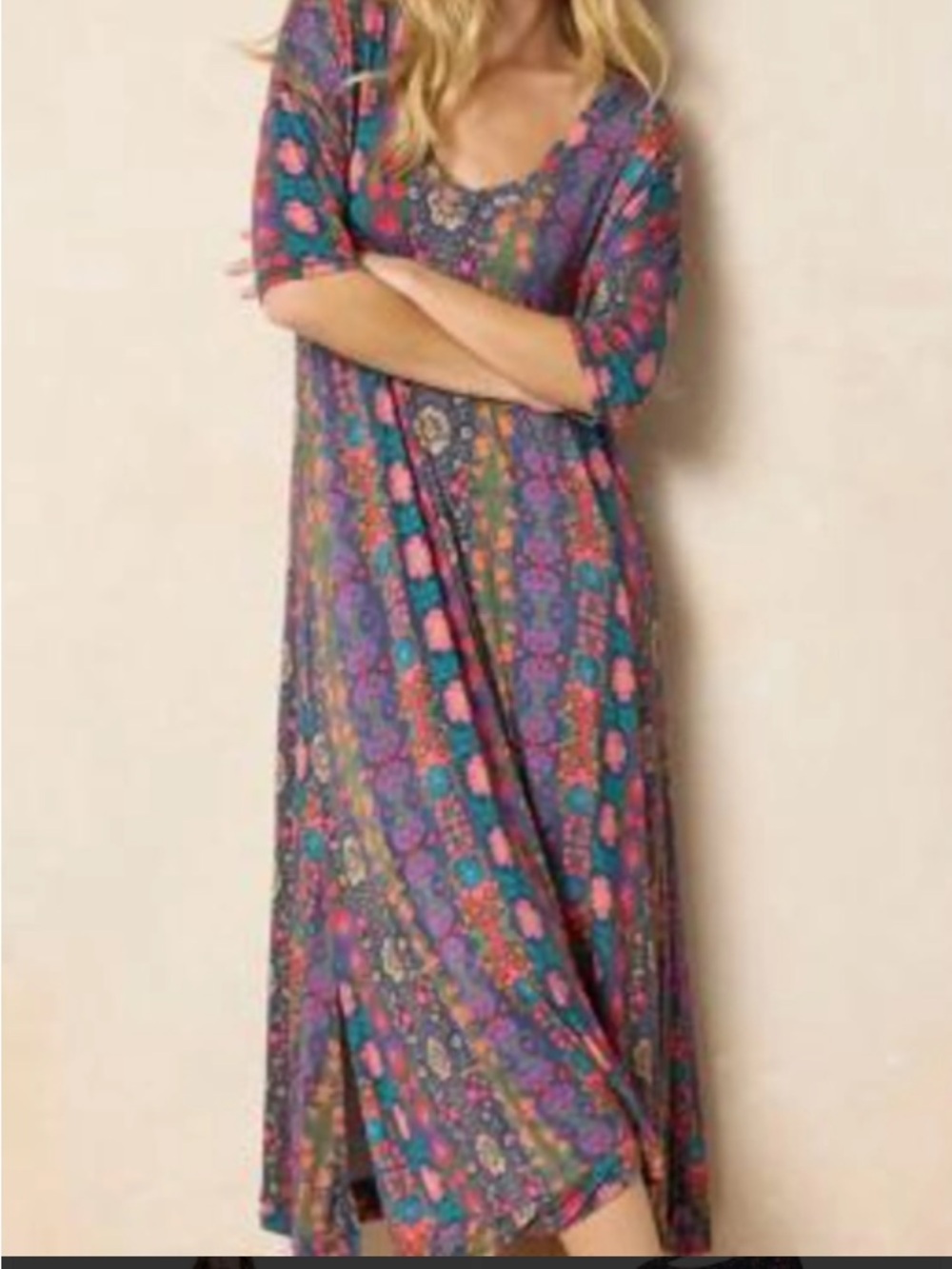 NWT NATURAL LIFE Floral Maxi Dress